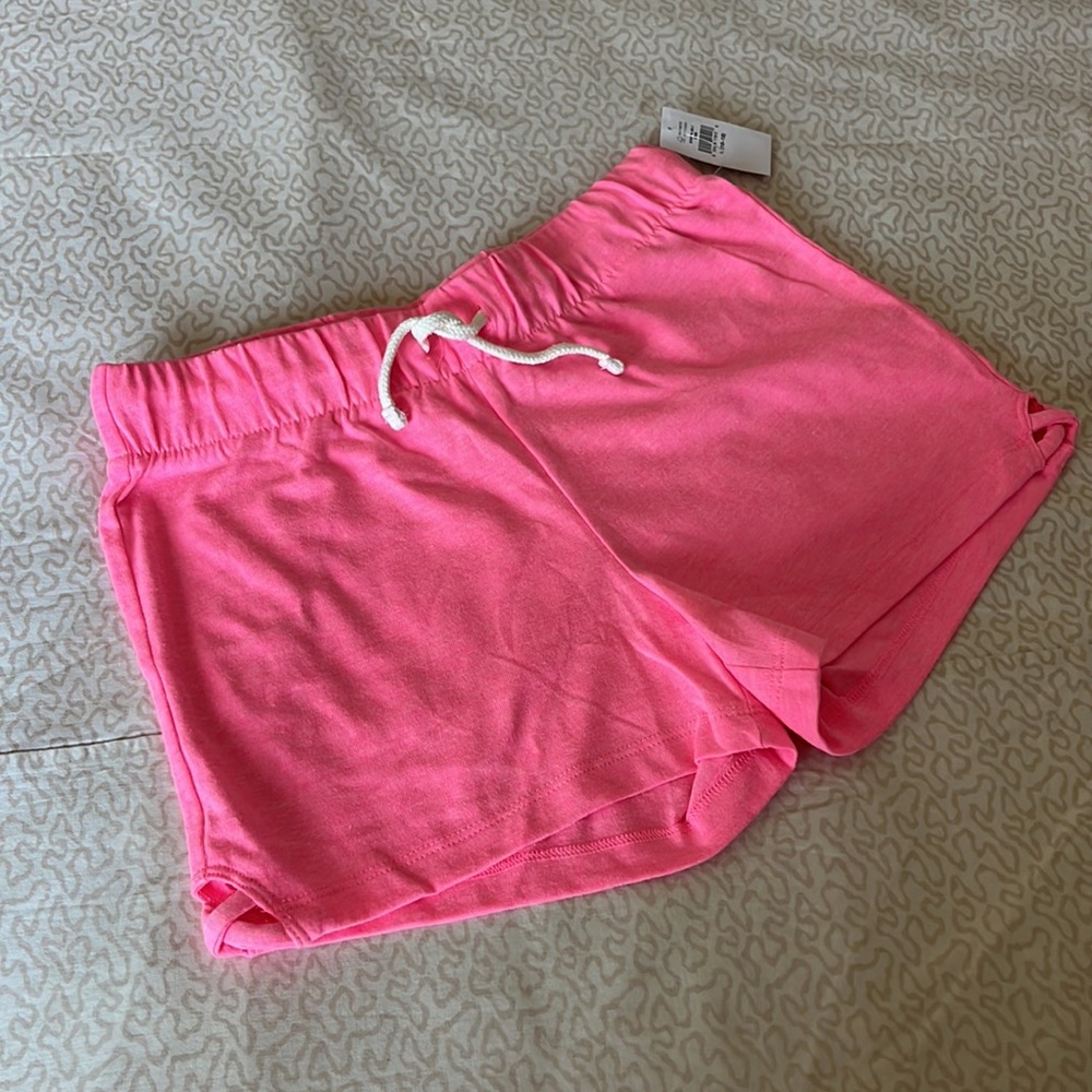 NWT Old Navy girls pink shorts in size large/10-12